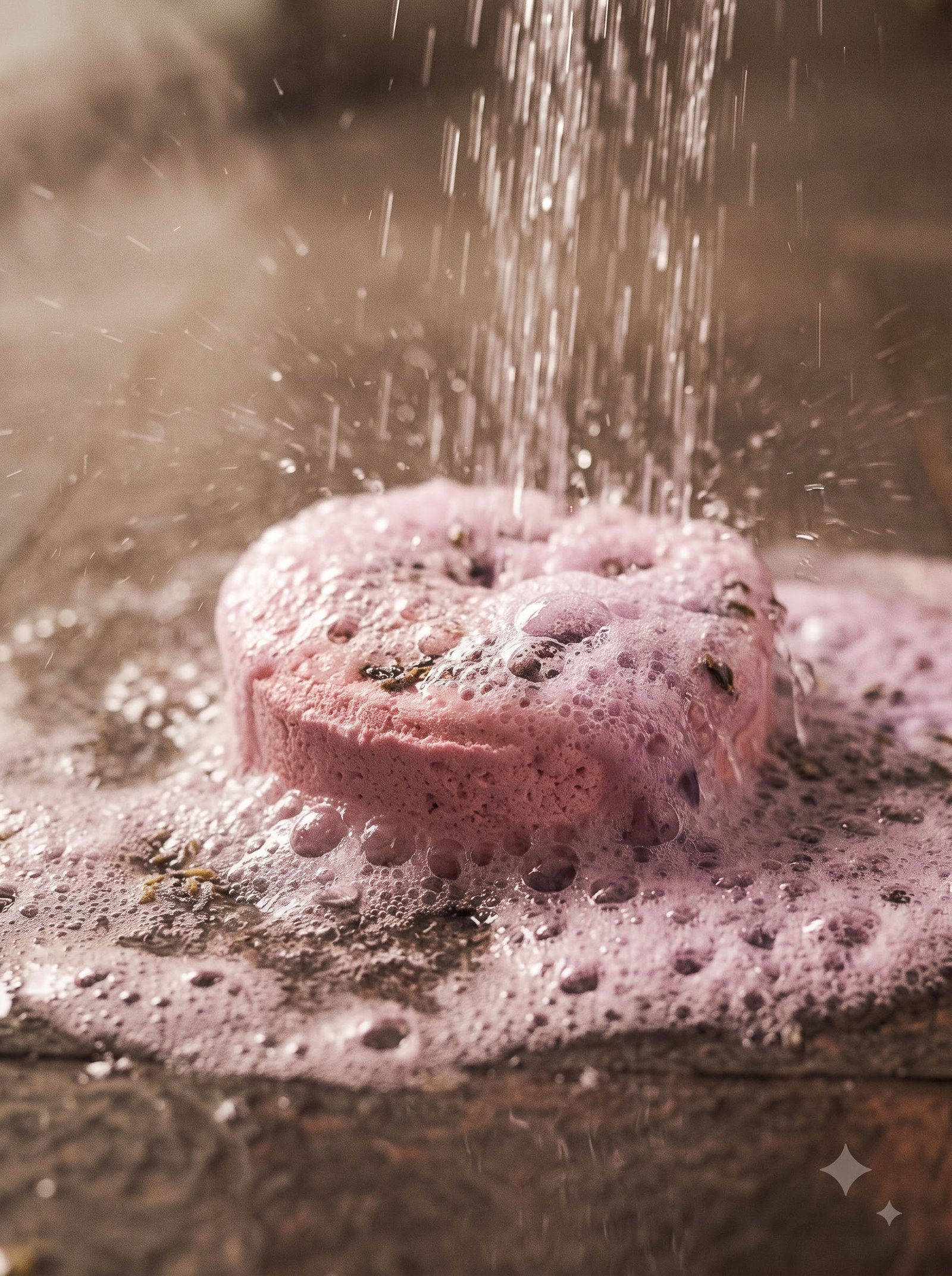 Activate your shower steamer